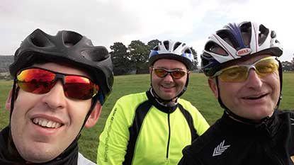 Fran, Wayne and Kev will be cycling 295 miles for Cats Protection