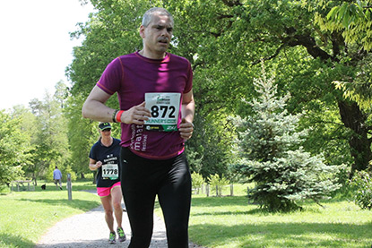 Adrian Keeble running a half marathon for Cats Protection