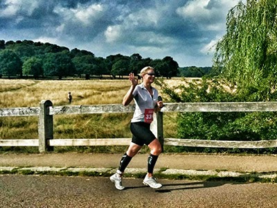 Emma Flattery is running to raise funds for Cats Protection