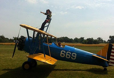 Dawnie Cassidy is doing a wing walk at 130mph for Cats Protection