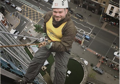 Sponsored abseil for Cats Protection Belfast Adoption Centre