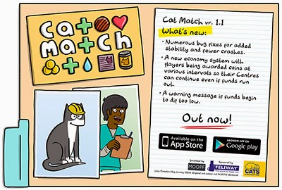 Cat Match app update